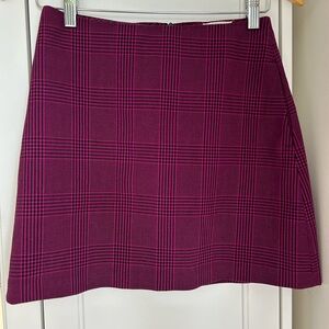 Wilfred Plaid Mini Skirt